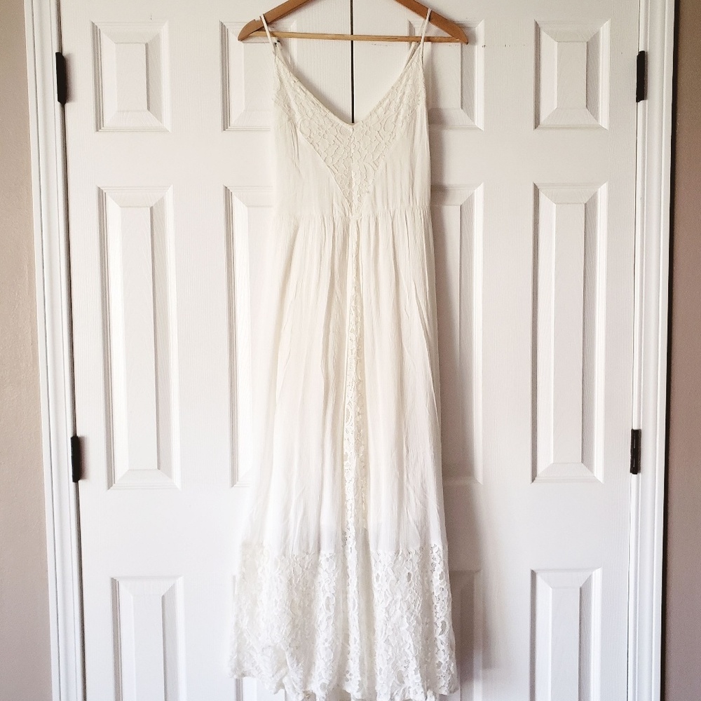 White Lace Gown
